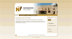 Desktop Screenshot of nesensohn-holzbau.at