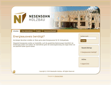 Tablet Screenshot of nesensohn-holzbau.at